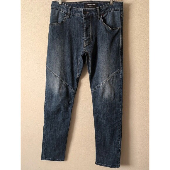 Dainese Tivoli Jeans Mens Size 30x32 Knee Pads Motorcycle Denim Moto Biker Pants